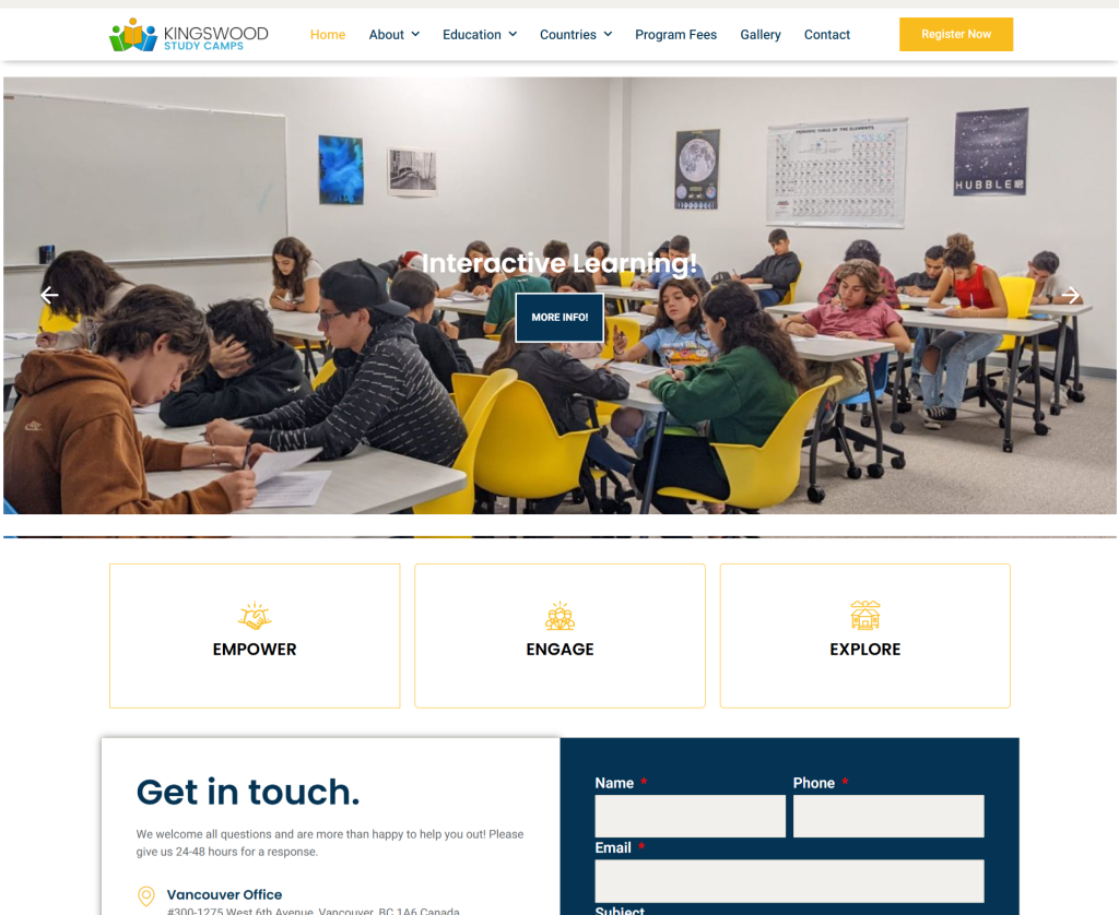 KIngswood Study Camps